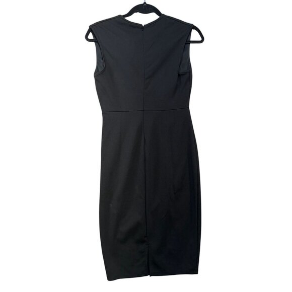 Windsor Black Sleeveless Cocktail Dress S  Stretchy Knee-Length - Picture 8 of 9